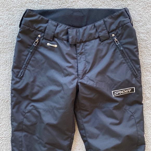 SPYDER XT 10,000 Skiing Snowboarding Ski Pants Snow Black Floral - 6 - Picture 2 of 8